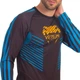 Рашгард мужской с длинным рукавом Venum Plasma 8134 размер L (46-48) Black-Blue - изображение 3