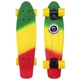 Скейт пенни борд Penny Fish Skateboards RUBBER SOFT 402-11 22" Green-Yellow-Red - изображение 1