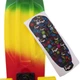 Скейт пенни борд Penny Fish Skateboards RUBBER SOFT 402-11 22" Green-Yellow-Red - изображение 6