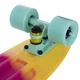 Скейт пенни борд Penny Fish Skateboards RUBBER SOFT 402-10 22" Yellow-Pink-Mint - изображение 4