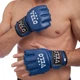 Перчатки для смешанных единоборств кожаные Zelart Velo Fighter 4024 размер XL Blue - изображение 5