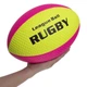 Мяч для американского футбола Zelart Rugby Liga Ball 0391 размер №9 Pink-Neon Yellow - изображение 6