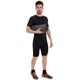 Шорти чоловічі компресійні тайтси Zelart Fit 1501L розмір 2XL (50-52) Black-Grey - зображення 5