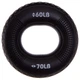 Эспандер кистевой силиконовый кольцо Zelart Jello Fit 3815 нагрузка 70LB Black - изображение 1