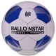 М'яч футбольний Zelart Ballonstar Hybrid 3132 розмір №5 White-Blue - зображення 1