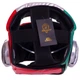 Шлем боксерский с полной защитой Zelart Heroe 2886 размер L Silver-Red-Green - изображение 4