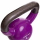 Гиря чугунная с виниловым покрытием Zelart 2680-4 4 кг Purple - изображение 4