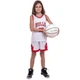 Форма баскетбольная подростковая Zelart NB-Sport Bulls 5351 2XL рост 160-165 см White - изображение 5