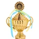 Кубок спортивный с ручками и крышкой приз спортивный SP-Sport 7895A высота 36 см Gold - изображение 3
