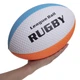 Мяч для американского футбола Zelart Rugby Liga Ball 0391 размер №9 White-Orange-Blue-Yellow - изображение 6