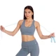 Скакалка скоростная с подшипником и PVC жгутом с силиконовыми ручками Pro Esce Sport FI-1947 3 м голубая - изображение 4