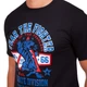 Футболка чоловіча KARATE Sport Heroe KT-42 розмір L (46-48) Black-Blue-Red - зображення 2