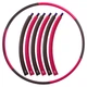 Обруч массажный хула хуп Hula Hoop SP-Planeta Sport FI-1555 диаметр 90 см Pink-Grey - изображение 1