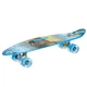 Скейт Пенни Борд Penny Go Cruiser круизер с ручкой Profi 885-5 голубой со светящимися колесами - изображение 2