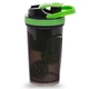 Шейкер для спортивного питания TOP SHAKER BOTTLE 1869 500 мл черный-зеленый - изображение 1