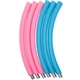 Обруч массажный хула хуп Hula Hoop SP-Planeta Sport 6015 диаметр 48 см Pink-Blue - изображение 4