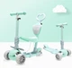 Самокат трехколесный 5 в 1 Scooter Pastel мятный - изображение 2
