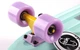 Скейт Пенни Борд Penny FishSkateboards Mint 22" мятный, лиловые колеса - изображение 4