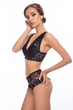 Комплект белья: бюстгальтер push-up и трусики-шортики Pierre Cardin 70B/S Чёрный (Nero) (57286) - изображение 2