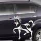 Наклейка на автомобиль «Ретивый конь» 130х118 с оракала - изображение 1
