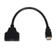 Кабель-разветвитель Atcom (10901) HDMI-2HDMI 0.1 м, черный - изображение 1