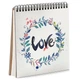 Блокнот Sketchbook Love квадратный 16,7х18 см (BDK_18L022) - изображение 1