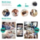 Настольные смарт-часы Seuno Z10 Wide-Angle 140°, Wi-Fi видеомониторинг Full HD 1080P No Brand (GS362) - изображение 6