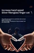 Мобильные напальчники с слоем сенсорного шелка Seuno SHEZI FIBER FINGERTIPS pubg белые (GS636) - изображение 8