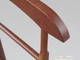 Двойная напольная вешалка стойка для одежды НВЕО деревянная цвет эко орех - изображение 4