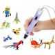 3D ручка для рисования Smart 3D Pen 2 c LCD дисплеем фиолетовый - изображение 1