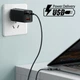 Сетевое зарядное устройство BASEUS GaN2 Pro Quick Charger 1USB/2Type-C, QC/PD, 5A, 65W с кабелем USB Type-C и быстрой зарядкой Black (CCGAN2P-B01) - изображение 7