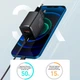 Сетевое зарядное устройство BASEUS Compact Quick Charger 1USB/1Type-C, QC/PD, 20W, 3A| с быстрой зарядкой Black (CCXJ-B01) - изображение 7