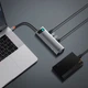 HUB адаптер Baseus Metal Gleam Series 11-in-1 3xUSB3.0+2x4K HD+Type-C+TF+SD+Type-C PD+VGA+3.5m+RJ45 перехідник хаб (CAHUB-CT0G) - зображення 7