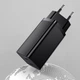 Сетевое зарядное устройство Baseus GaN2 Lite Quick Charger 1USB/1Type-C, QC/PD, 5A, 65W с быстрой зарядкой Black (CCGAN2L-B01) - изображение 6
