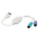 Перехідник для підключення клавіатур Lesko 2 PS/2-USB 2.0 - зображення 7