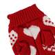 Светр для собак Taotaopets 357704 Серця Red-White XXS - зображення 4