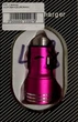 Автомобільний зарядний пристрій на 2 виходи USB Pink - зображення 3