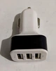 Автомобільний зарядний пристрій на 3 вихода USB White - зображення 3