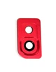 Стекло камеры (Camera glass) для Samsung A105 Galaxy A10 with frame Red - изображение 2