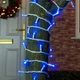 Гирлянда "шнурок уличный GooD" 100 LED (белый кабели) синяя 10м - изображение 1