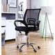 Крісло для офісу, кабінету Аррора 560х590х890 мм механізм Tilt, хромований метал/текстиль, сітка чорна Group SDM - зображення 4