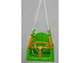 Детские пластиковые качели DOLONI TOYS 0152/1 подвесные до 30 кг Оранжево-Зеленый - изображение 3
