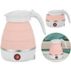 Складаний силіконовий електрочайник SILICON KETTLE Рожевий (SK7107) - зображення 4