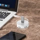 USB-хаб USB Type-C Baseus Round Box 5-in-1 0.12m (USB 2.0, USB 3.0, MicroUSB) (CAHUB-G02) White - зображення 7