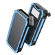 Солнечный повербанк iBattery YD-888KW с беспроводной зарядкой QI и фонариком 20000 mAh blue - изображение 4