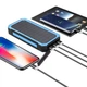Солнечный повербанк iBattery YD-888KW с беспроводной зарядкой QI и фонариком 20000 mAh blue - изображение 10