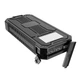 Солнечный повербанк iBattery YD-888KW с беспроводной зарядкой QI и фонариком 20000 mAh black (pbs-0006) - изображение 8