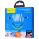 Зарядний кабель HOCO X21 Plus Silicone Type-C Cable 1m Black/Blue - зображення 2