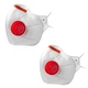 Респиратор Микрон FFP3 с клапаном ГДК 50 White 2 штуки - изображение 1