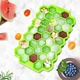 Силиконовая форма для льда CUMENSS Соты Green емкость заморозка (SKU_3474-13152) - изображение 1